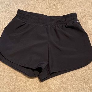 DSG girls black stride shorts